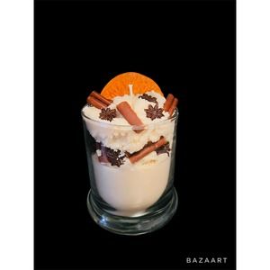 Primitive Country Christmas Orange Pine Cinnamon & Anise Candle
